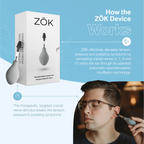 ZŌK Device - Cranial Nerve Stimulation for Headaches + Migraines + Stress + Tinnitus