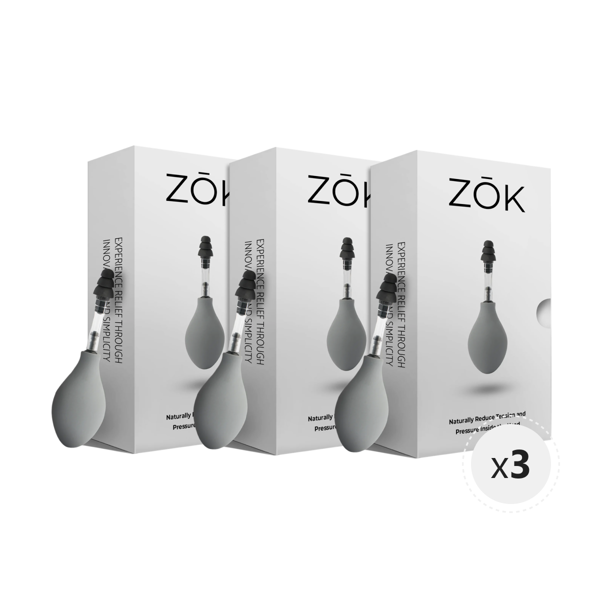 ZŌK - Cranial Nerve Stimulation for Headaches + Migraines + Stress + Tinnitus (Copy for Subscription Offer)