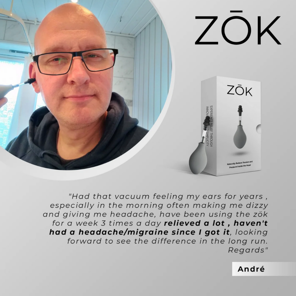 ZŌK Device - Cranial Nerve Stimulation for Headaches + Migraines + Stress + Tinnitus