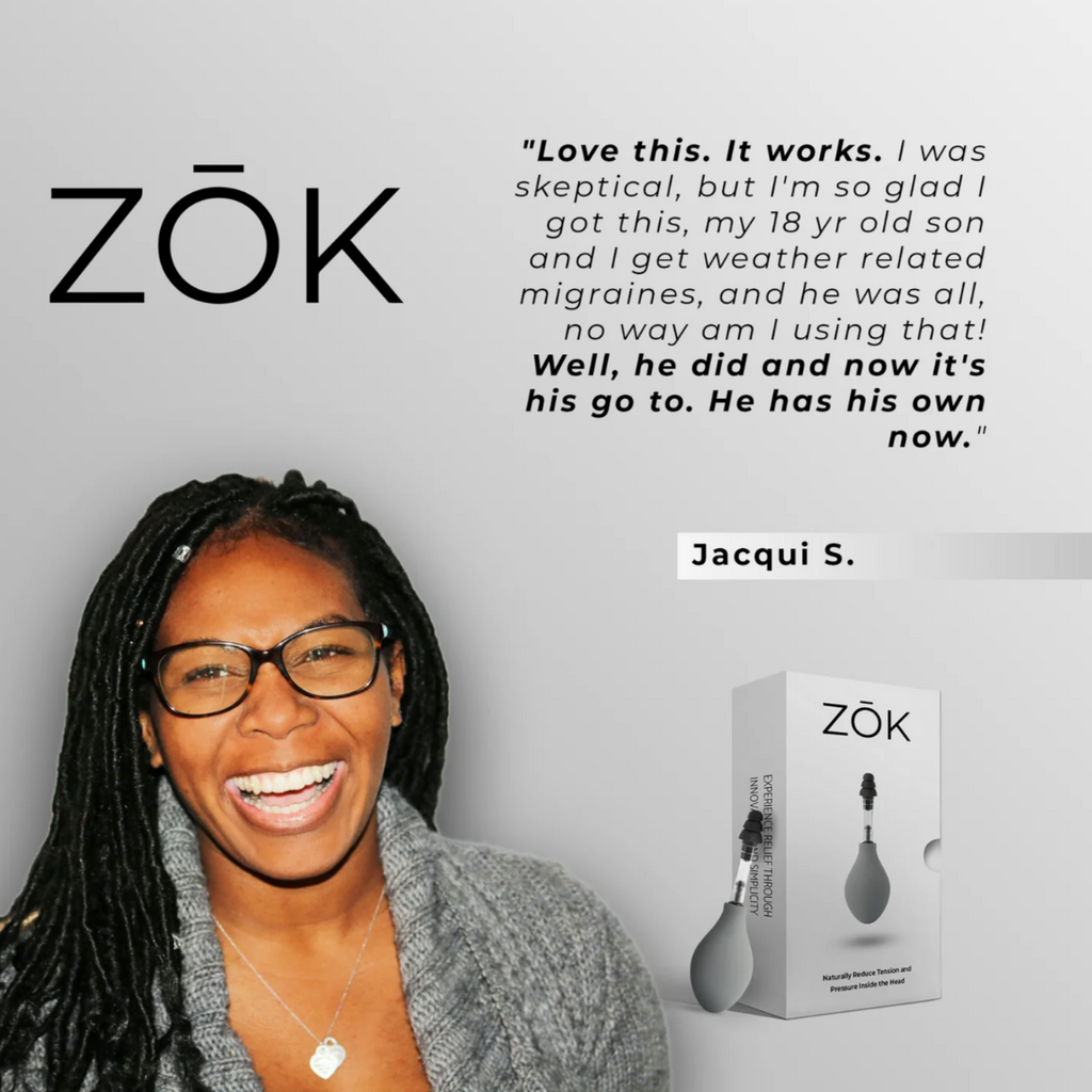 ZŌK Device - Cranial Nerve Stimulation for Headaches + Migraines + Stress + Tinnitus