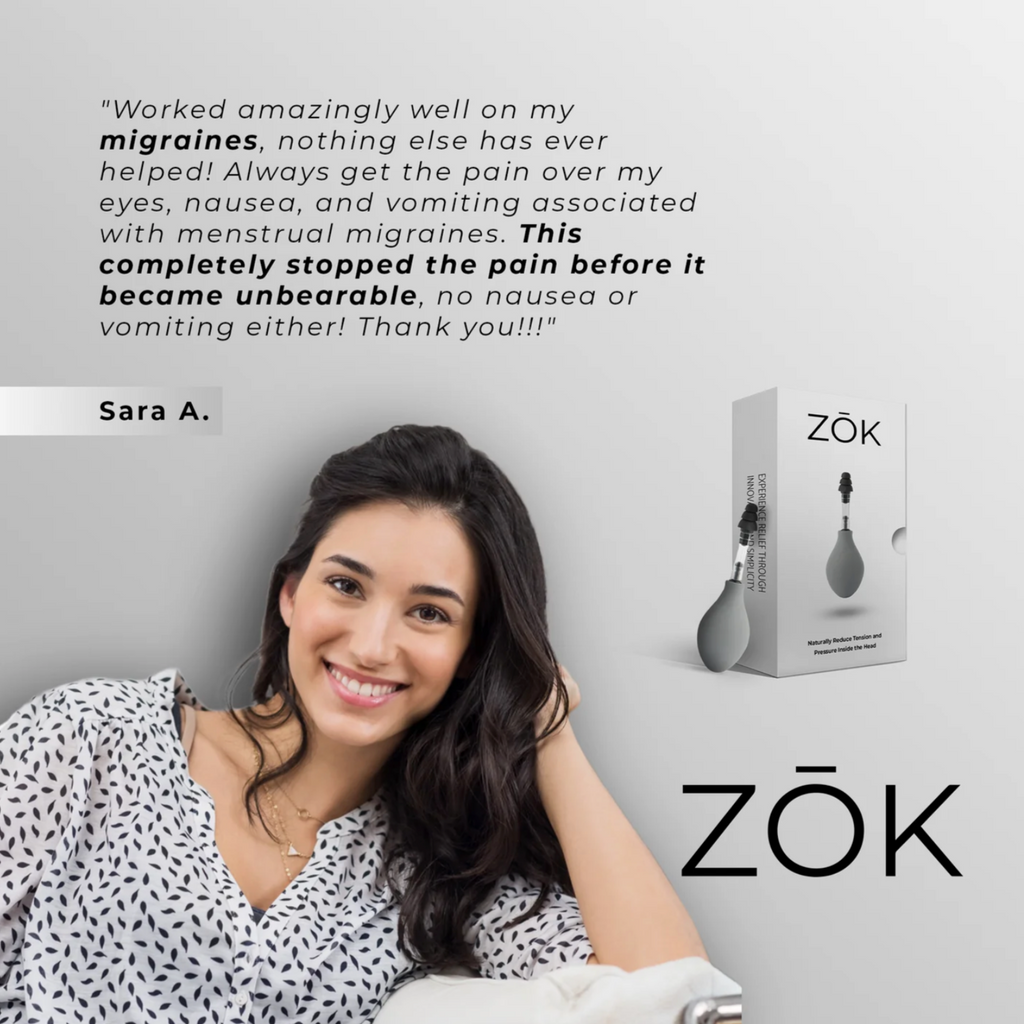 ZŌK Device - Cranial Nerve Stimulation for Headaches + Migraines + Stress + Tinnitus
