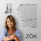 ZŌK Device - Cranial Nerve Stimulation for Headaches + Migraines + Stress + Tinnitus